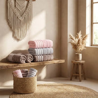 PureOnSkin Premium 100% Cotton Face Cloths & Bath Towels