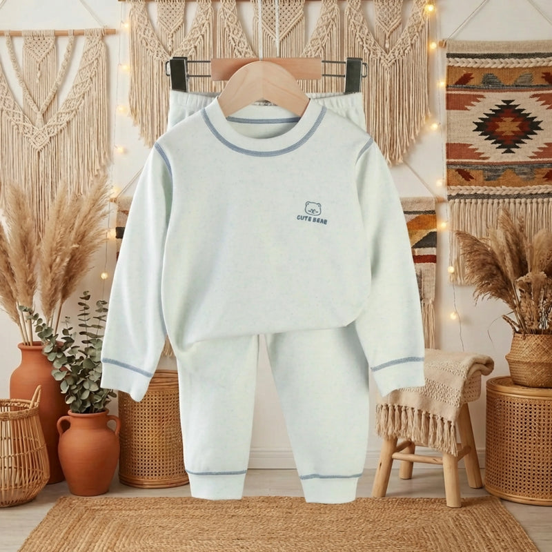 Baby & Toddler Organic Cotton Shorts Set | Hypoallergenic & Friction-Free for Eczema & Sensitive Skin – Atw01 Deep Black