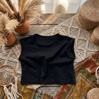 PureOnSkin Kids Slub Cotton Vest | Ultra-Soft Summer Tank