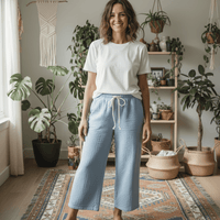 Women's Thickened Cotton Air Layer Trousers | Plush & Soft