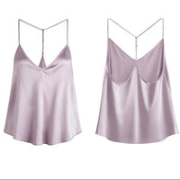 PureOnSkin Women's 100% Mulberry Silk Luxury Camisole Top