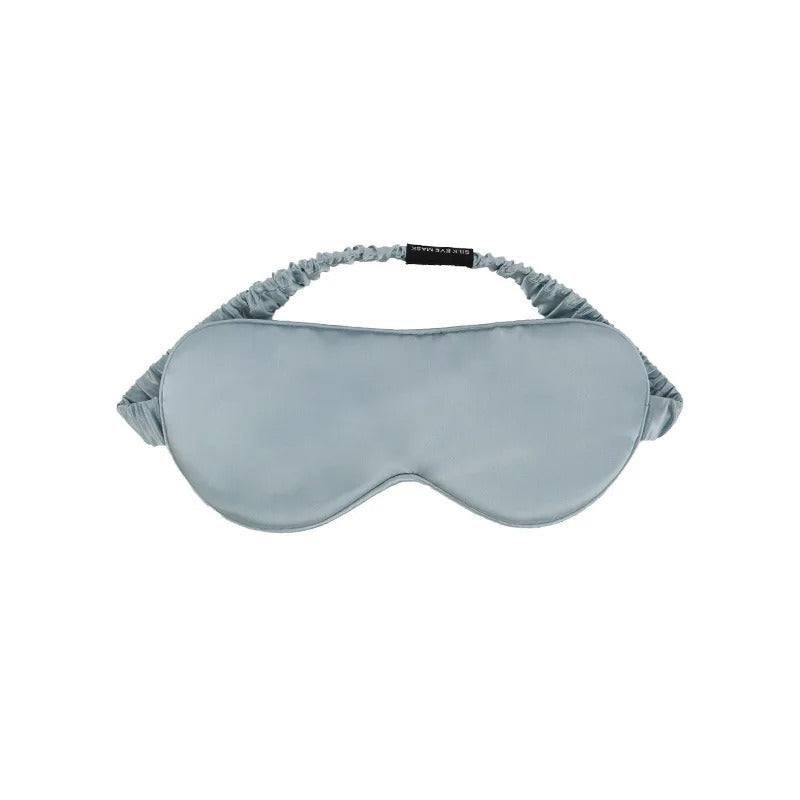 PureOnSkin 100% Mulberry Silk Double-Layer Sleep Eye Mask OEKO-TEX Certified – Grey