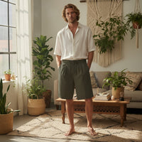 PureOnSkin Men’s Relaxed Fit Cotton Casual Shorts | Friction-Free for Sensitive Skin, Eczema & Dermatitis