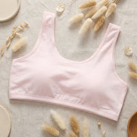 PureOnSkin Girls’ Pure Cotton Soft Training Bra Vest (Ages 7–13)