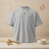 PureOnSkin Unisex Organic Cotton Oversized High Neck T-Shirt