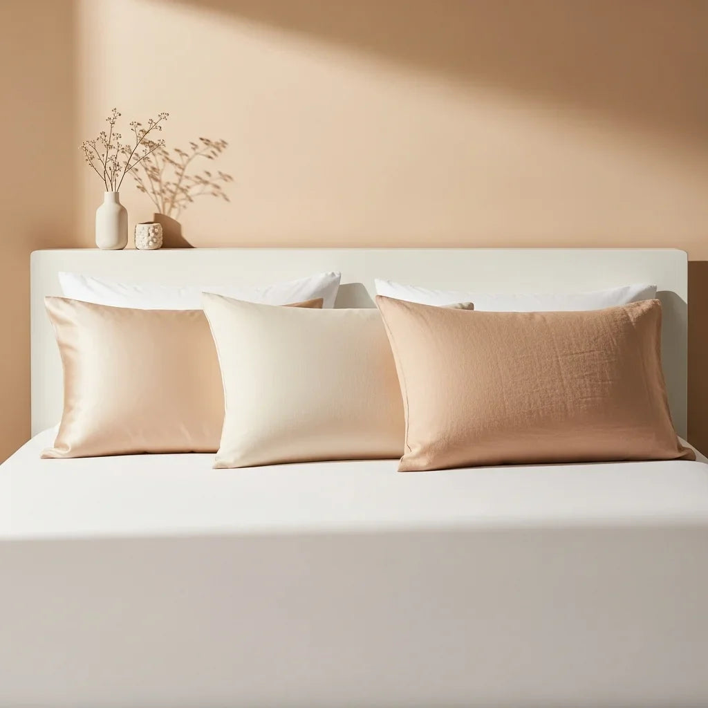 Article image: Best Pillowcase Material for Acne-Prone Skin: Silk, Cotton, or Linen? - hero