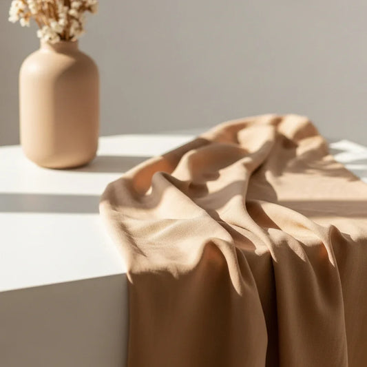 Hero image for a guide on identifying deceptive greenwashing marketing and finding genuine eco-friendly fabrics for sensitive skin.