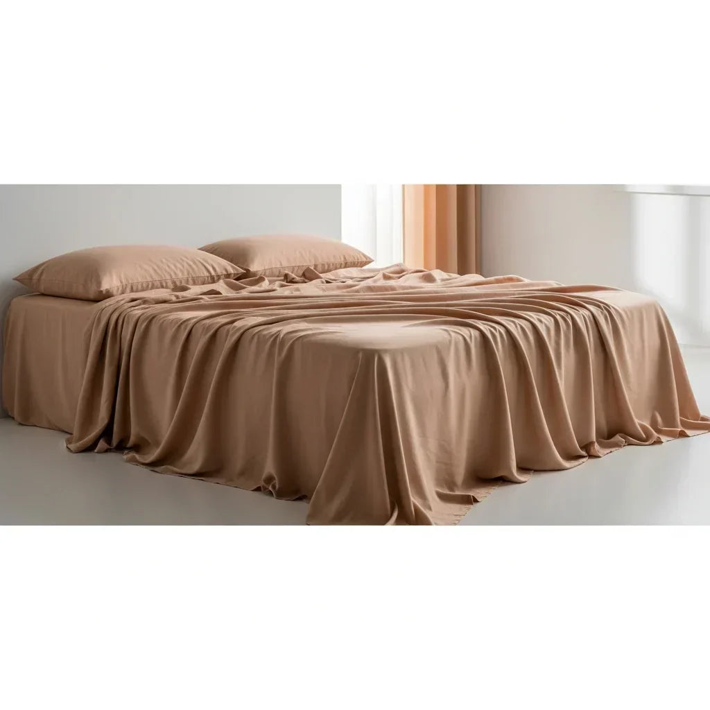 Hero image for a scientific guide explaining how often to wash bedsheets to prevent allergens, bacteria, and skin irritation.