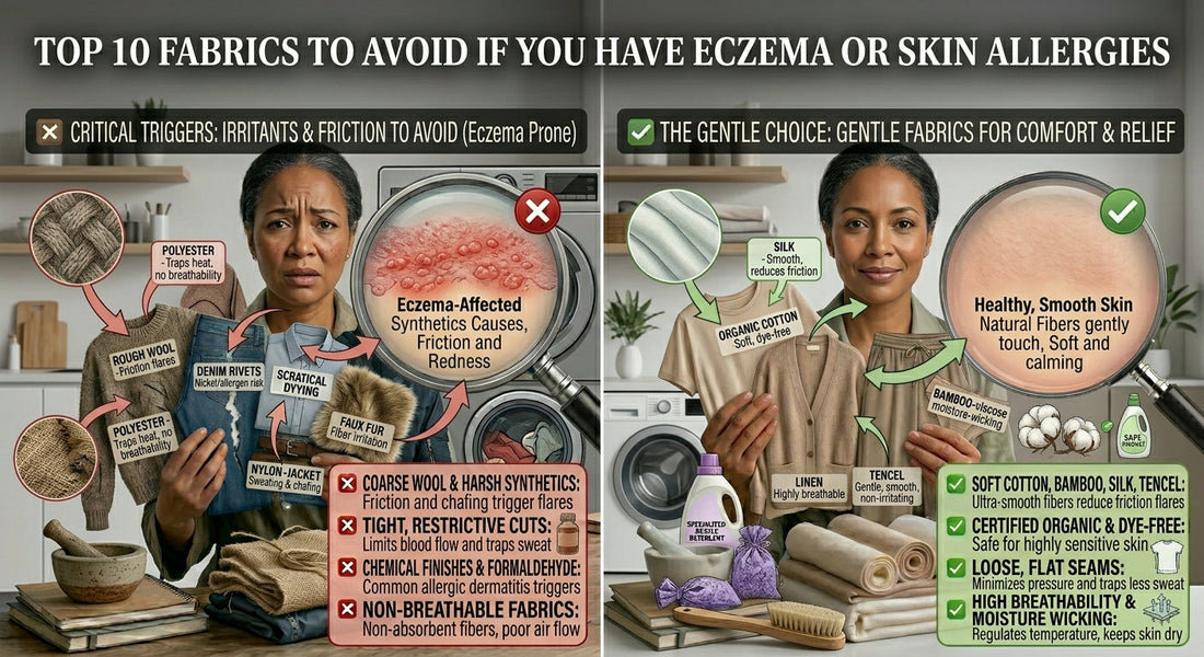 Top 10 Fabrics to Avoid If You Have Eczema or Skin Allergies