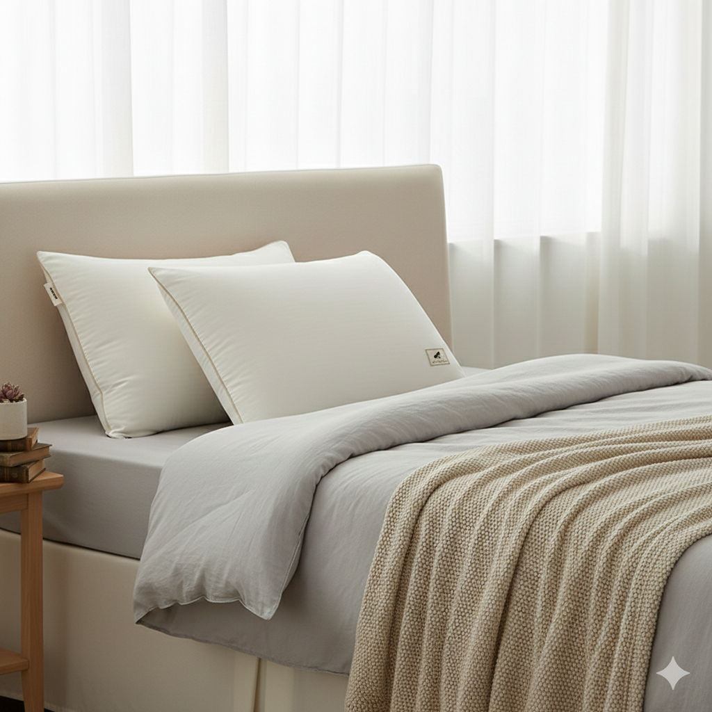 Soft blankets and throws made from breathable, gentle fabrics like cotton, linen, and bamboo, perfect for cozy comfort and sensitive skin.