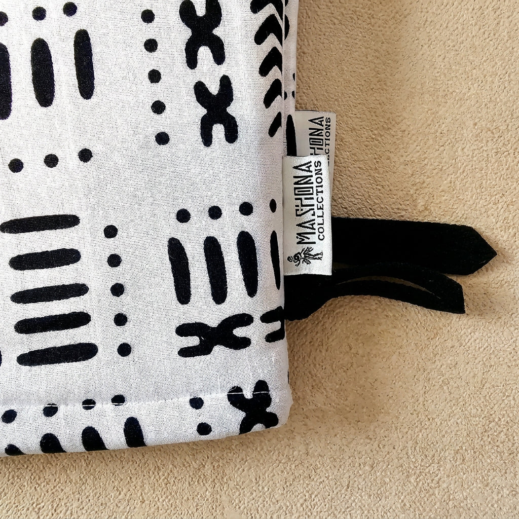 Set of 2 Oven Gloves African Print 100% Cotton Fabric