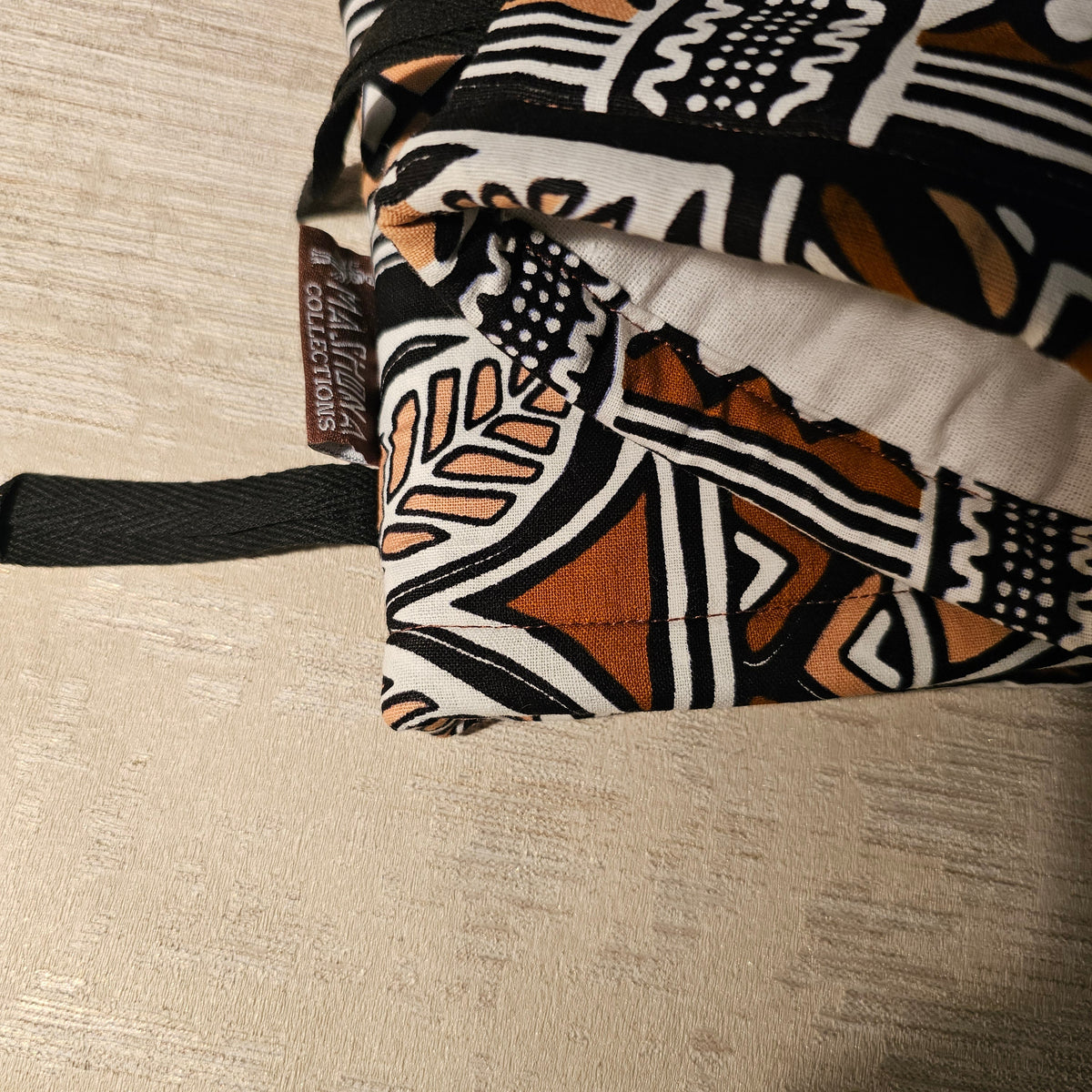 Set of 2 Oven Gloves African Print 100% Cotton Fabric