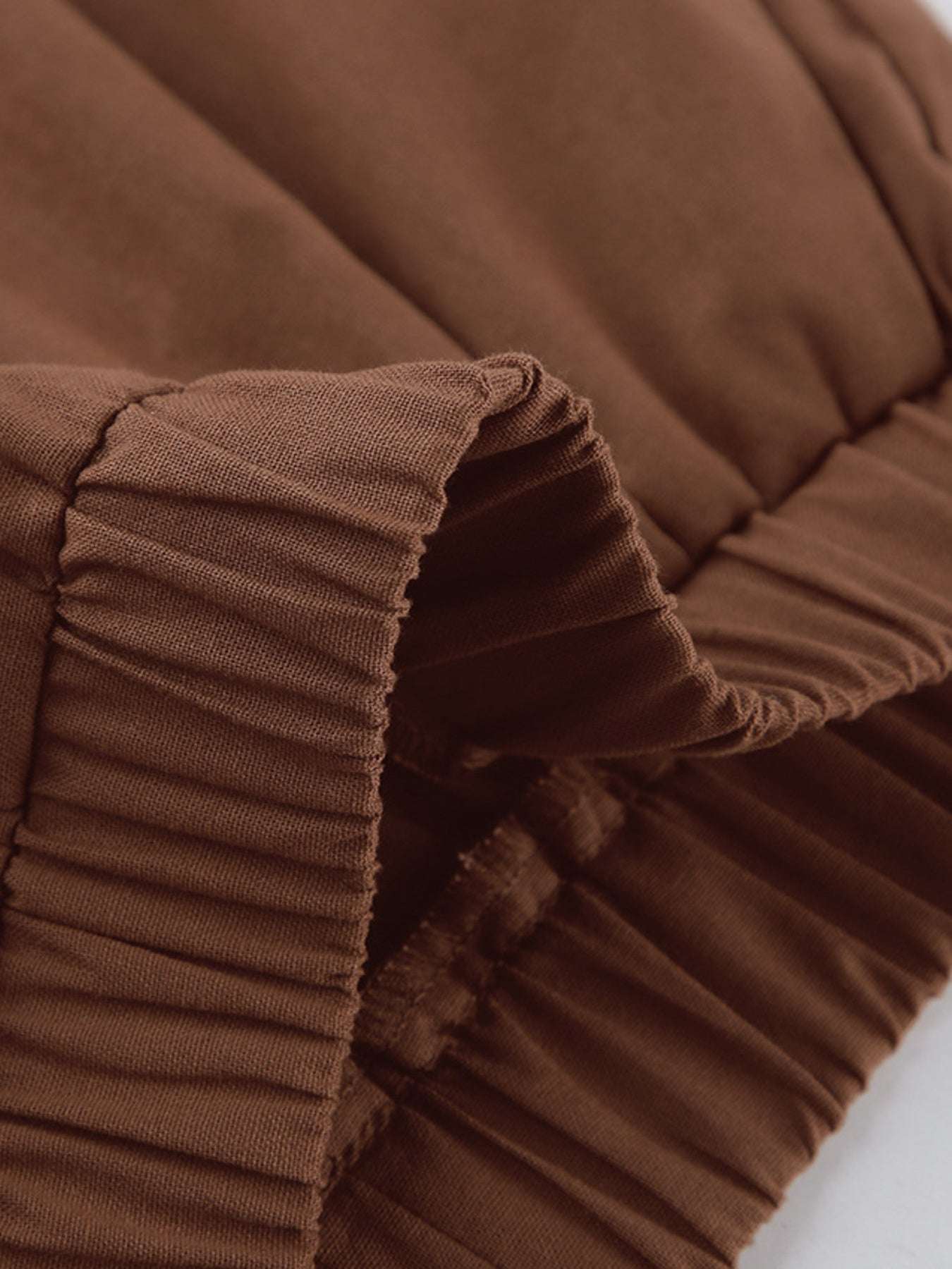 High-quality breathable weave of the Pure Cotton One-Shoulder Lounge Set for Sensitive Skin highlighting the skin-friendly fibers.