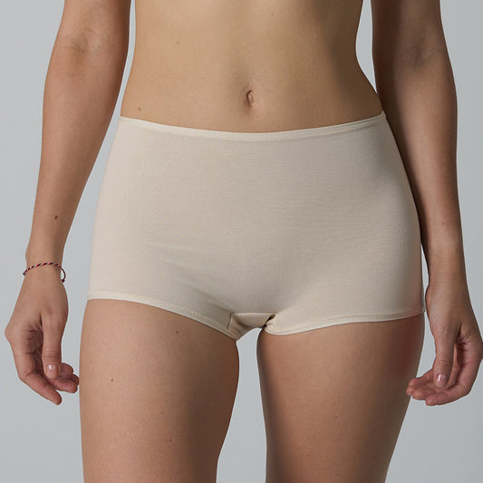 Women's High-Waist Cotton Boxer Briefs