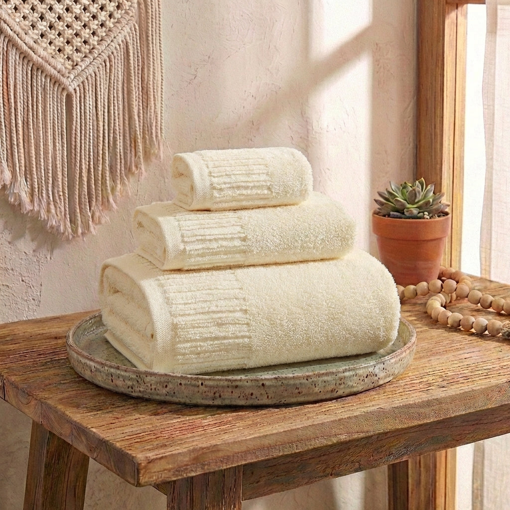 Luxury 100% Cotton Thickened Bath Towel Set | 3-Piece Spa Bundle