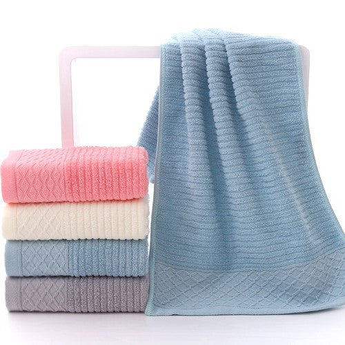 PureOnSkin All-Cotton Face Towel – Blue