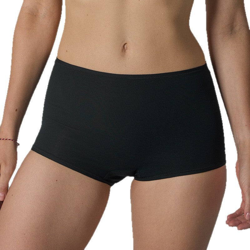 Women's High-Waist Cotton Boxer Briefs
