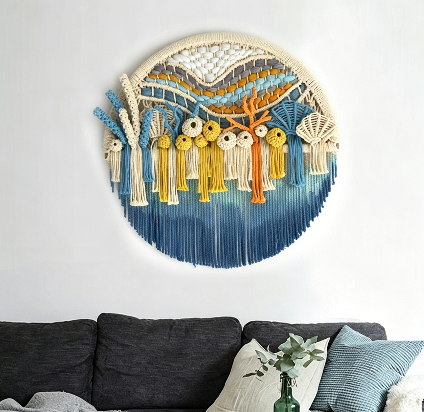Handmade Pure Cotton Wall Hanging