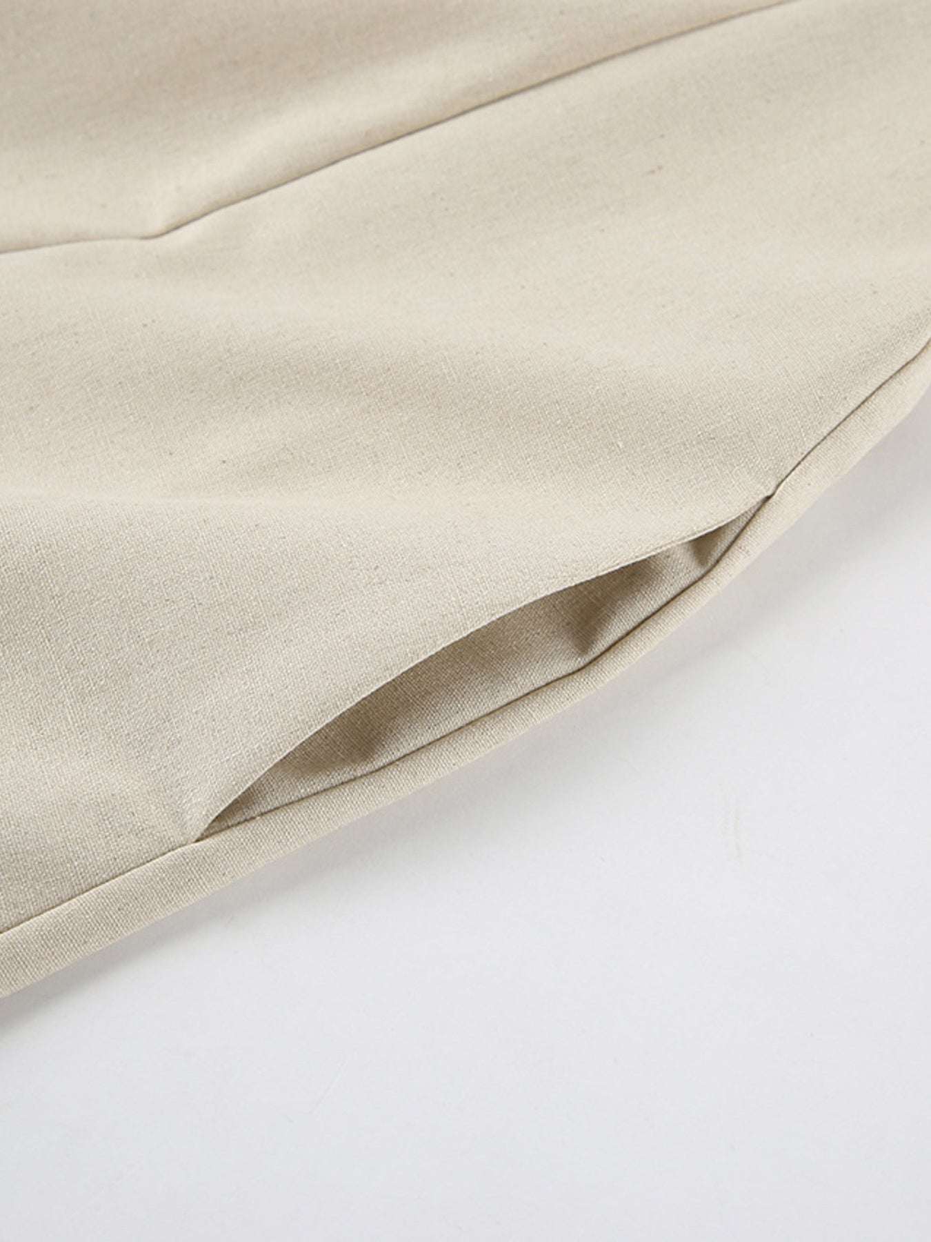 Detailed weave of the Smocked Back Hemp & Cotton Tube Dress showing the durable and eco-friendly hemp and cotton fibers.
