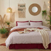 Juego de sábanas bajeras para cama doble | 100% algodón, piel sensible