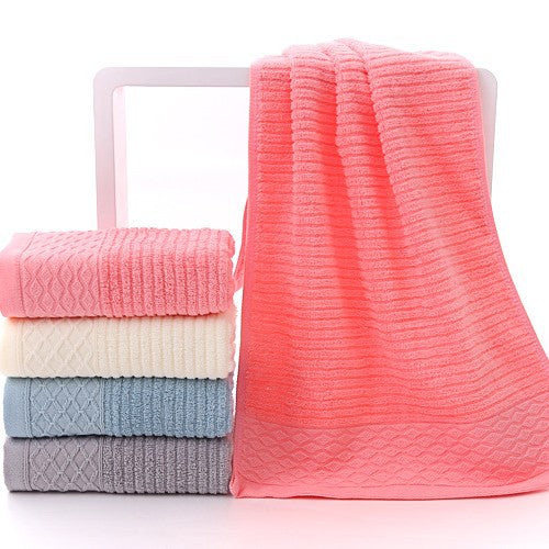 PureOnSkin All-Cotton Face Towel – Pink
