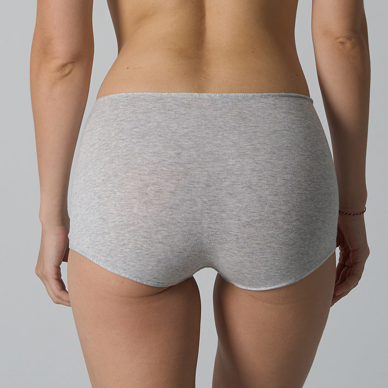 Women's High-Waist Cotton Boxer Briefs