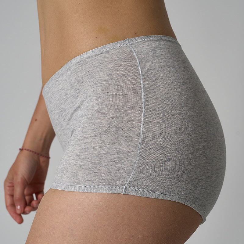 Women's High-Waist Cotton Boxer Briefs