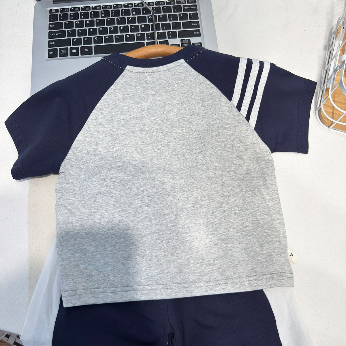 Boy's Two-Piece Set Summer Dog Print T-Shirt and Pants