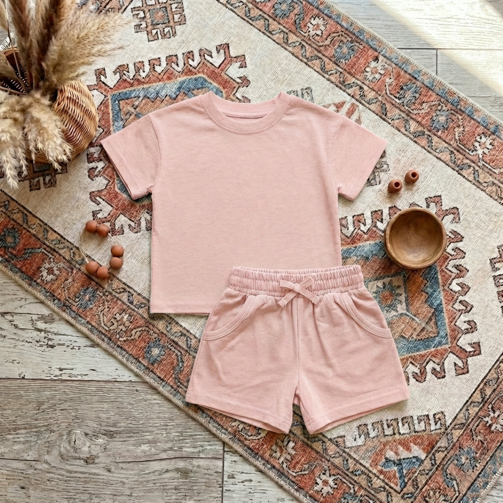 Baby & Toddler Organic Cotton Shorts Set | Ultra-Gentle
