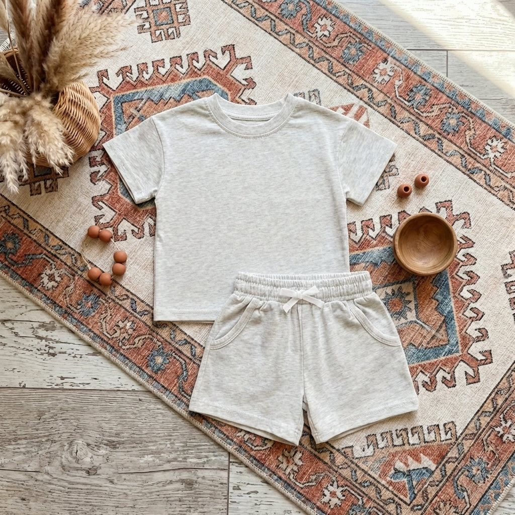 Baby & Toddler Organic Cotton Shorts Set | Ultra-Gentle
