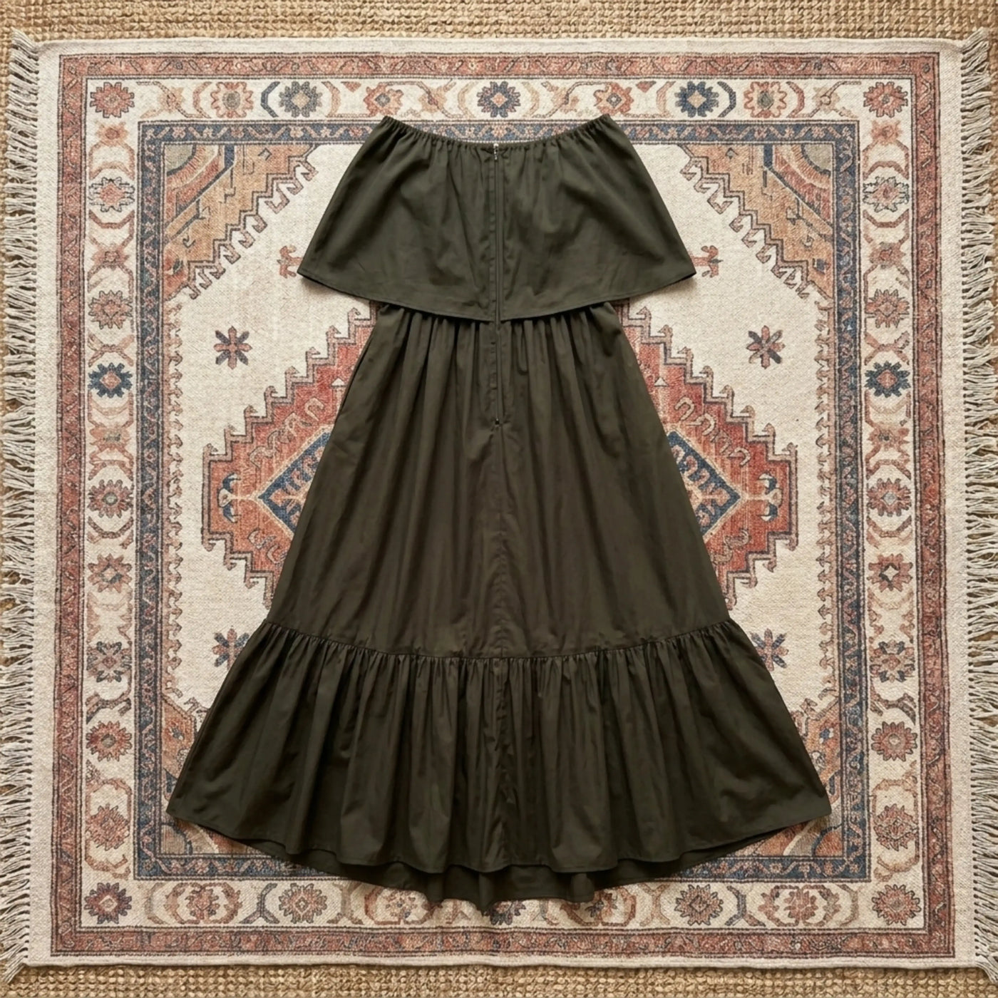 Women’s Off-Shoulder 100% Cotton Maxi Dress