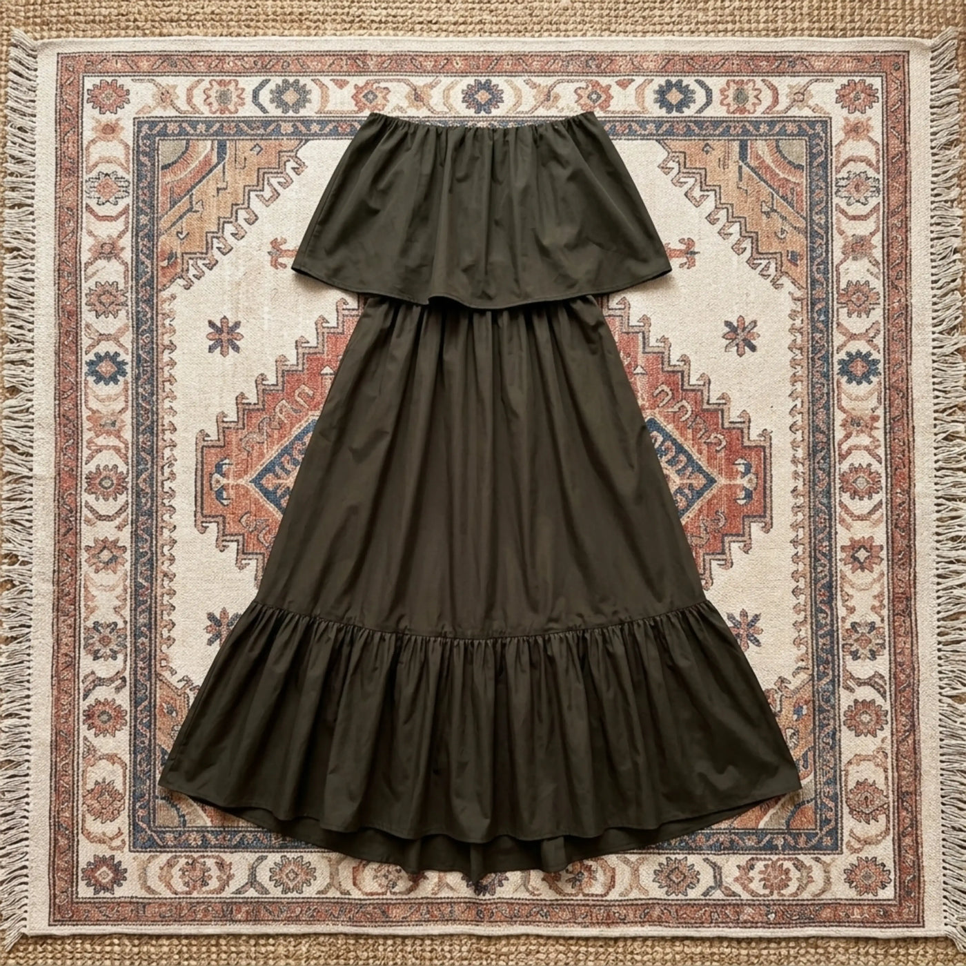 Women’s Off-Shoulder 100% Cotton Maxi Dress