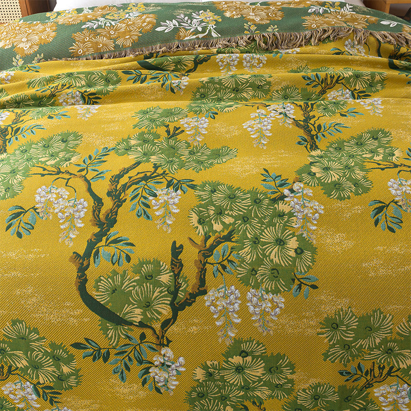 Jungle Style Cotton Gauze Blanket