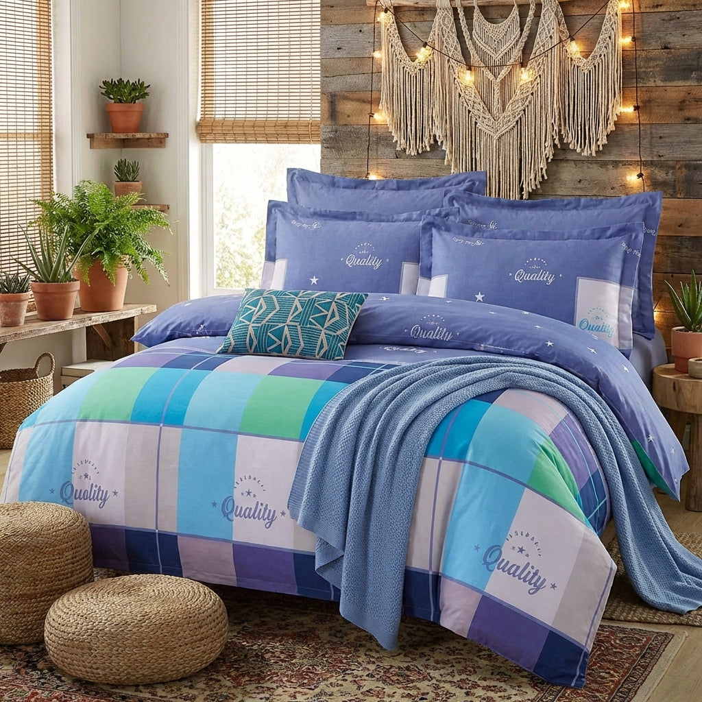 Hypoallergenic 4-Piece Cotton Sheets | PureOnSkin Bedding