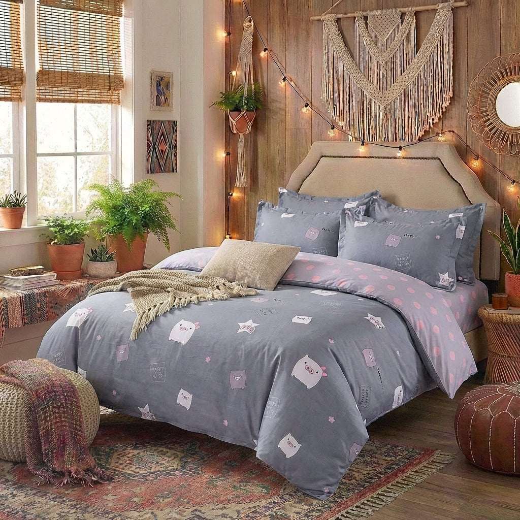Hypoallergenic 4-Piece Cotton Sheets | PureOnSkin Bedding