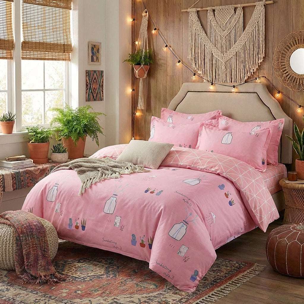 Hypoallergenic 4-Piece Cotton Sheets | PureOnSkin Bedding