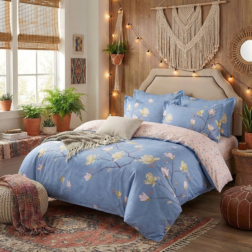 Hypoallergenic 4-Piece Cotton Sheets | PureOnSkin Bedding