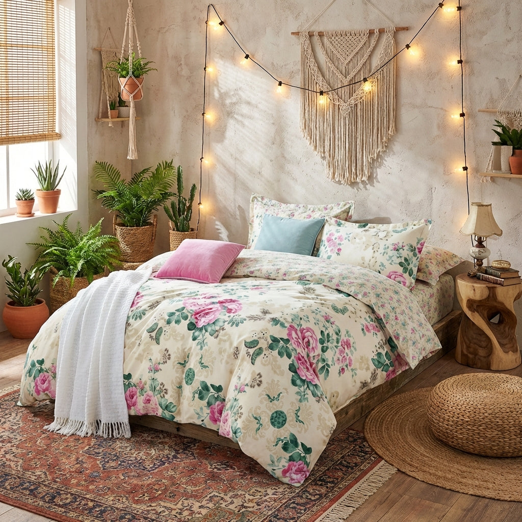 Hypoallergenic 4-Piece Cotton Sheets | PureOnSkin Bedding