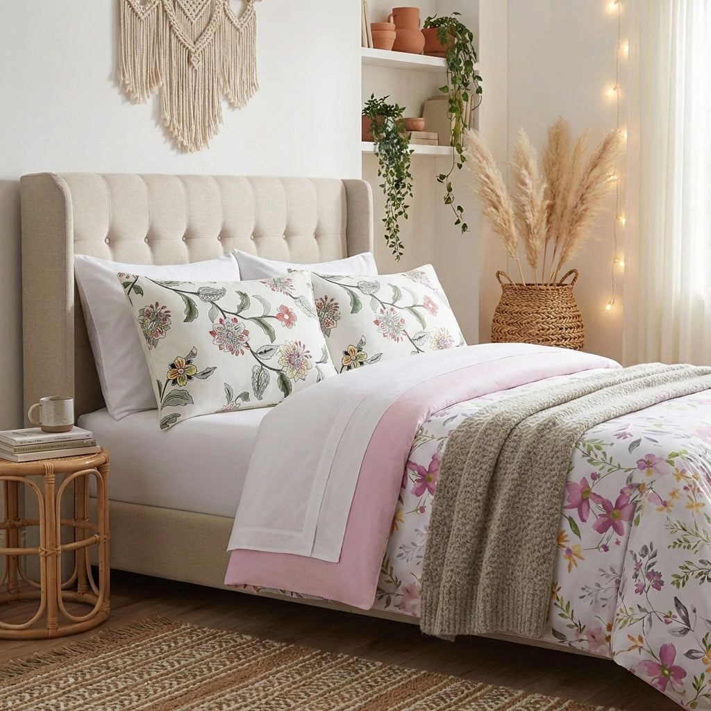 Long Staple Cotton Hypoallergenic Pillow | PureOnSkin Bed