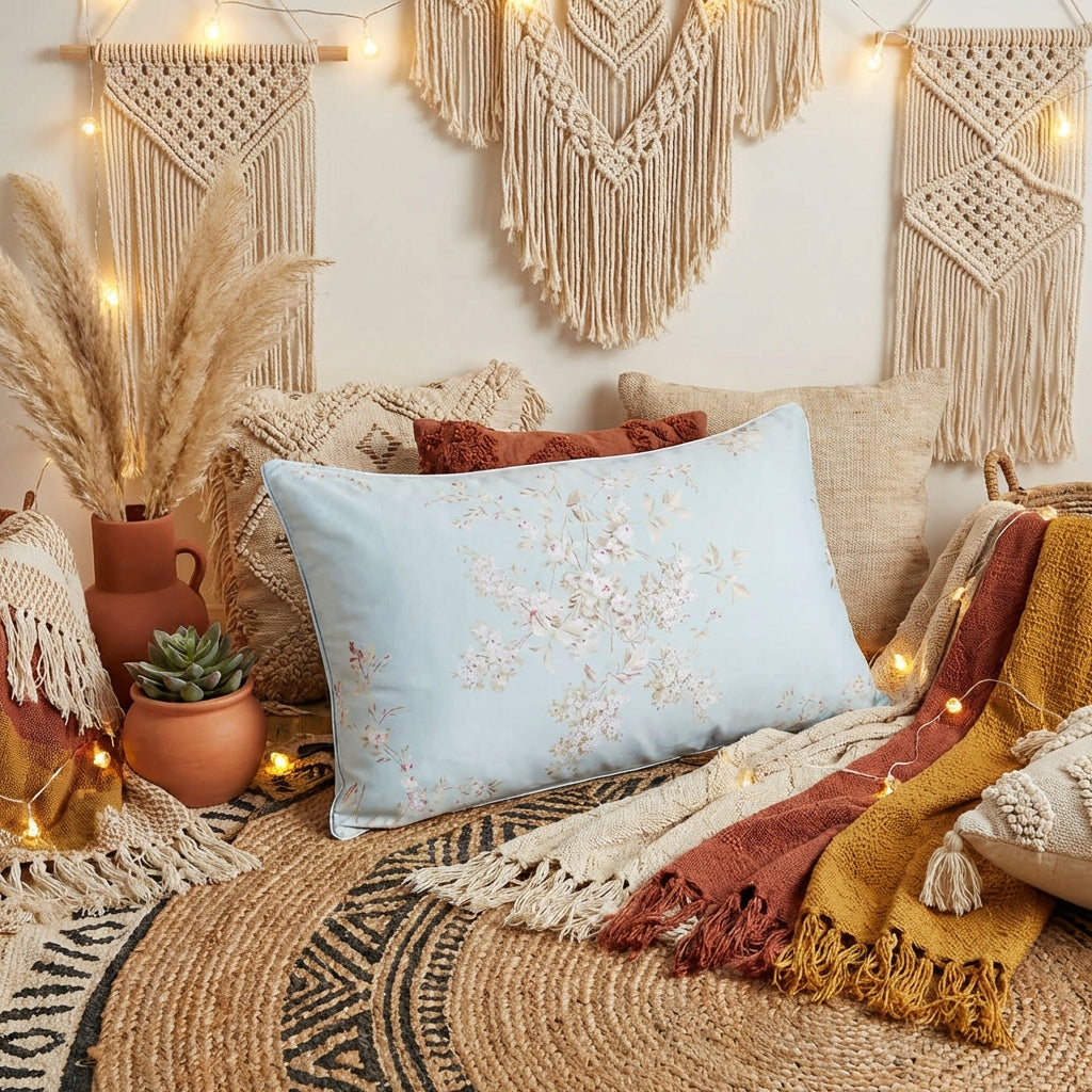 Long Staple Cotton Hypoallergenic Pillow | PureOnSkin Bed