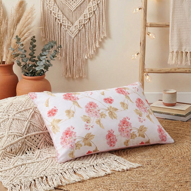 Long Staple Cotton Hypoallergenic Pillow – Bright pink