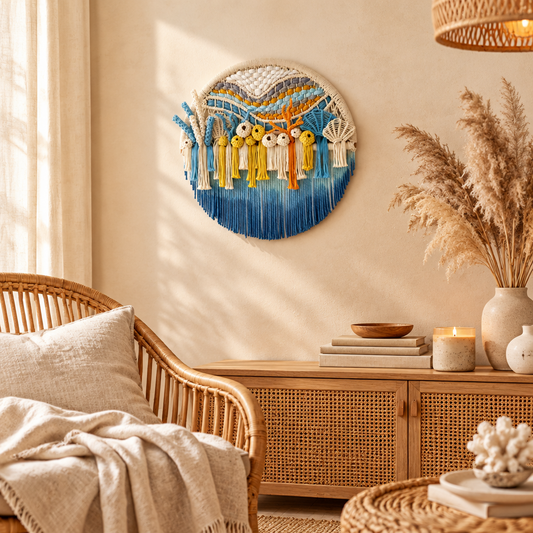 Handmade Pure Cotton Wall Hanging