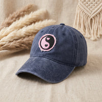 Unisex Pure Cotton Washed and Distressed Gossip Embroidered Baseball Cap