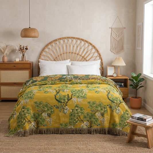 Jungle Style Cotton Gauze Blanket