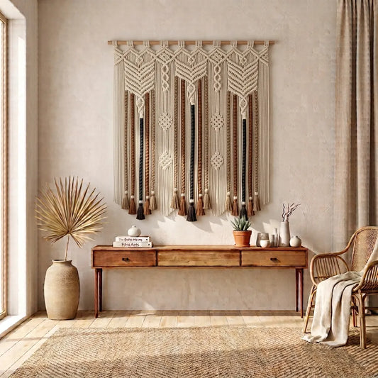 Hand Woven Pure Cotton Tapestry Curtain Cover
