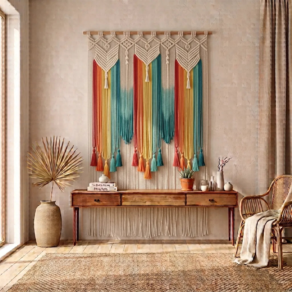 Hand Woven Pure Cotton Tapestry Curtain Cover