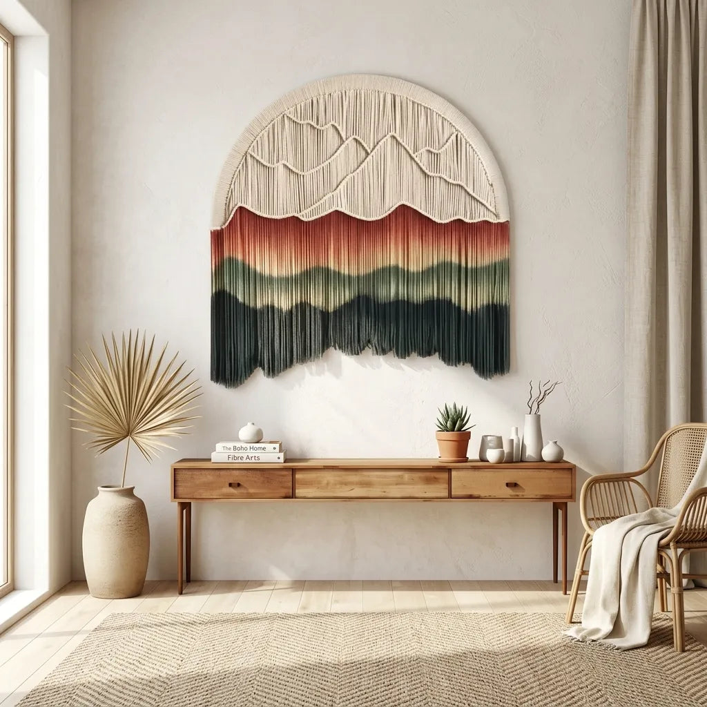 Handwoven Arch Pure Cotton Tapestry
