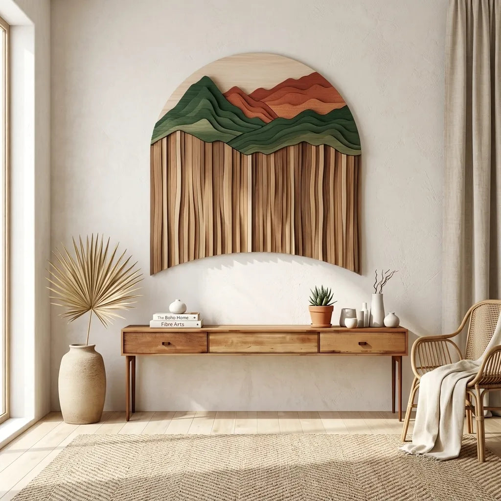 Handwoven Arch Pure Cotton Tapestry
