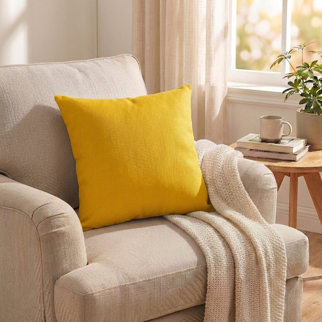 Modern Geometric Lumbar Pillow: Digital Print Support for Car & Sofa