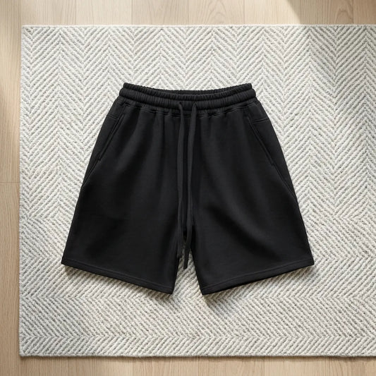 Casual 100% Cotton Drawstring Shorts